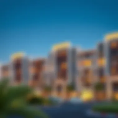 Modern residential buildings in Mankhool highlighting property investment opportunities