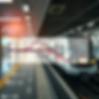 Diagram illustrating the strategic significance of Dubai Metro