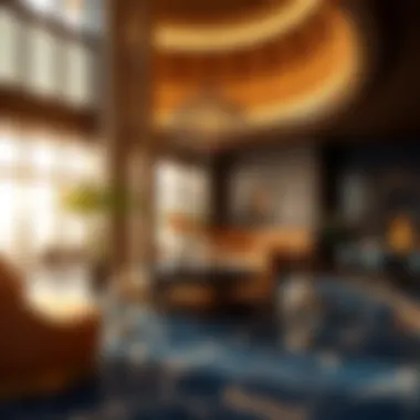Luxurious amenities within Miraclz highlighting the opulent lifestyle