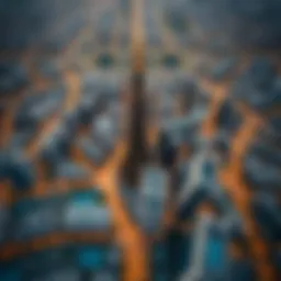 Aerial view of Mohamed Bin Zayed City showcasing urban planning