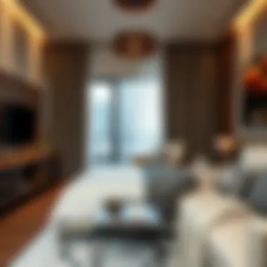 A cozy and well-furnished rental room, showcasing comfort and style.