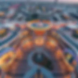 Aerial view of Muaisem Mall showcasing its modern architecture