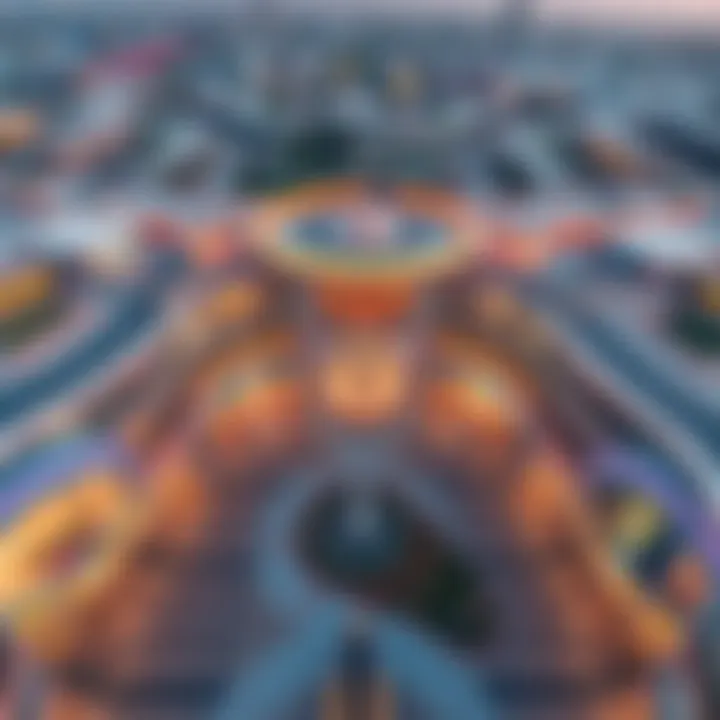 Aerial View of Muaisem Mall Aerial view of Muaisem Mall showcasing its modern architecture