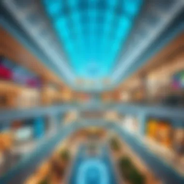 Interior Layout of Muaisem Mall Interior layout of Muaisem Mall highlighting shopping areas