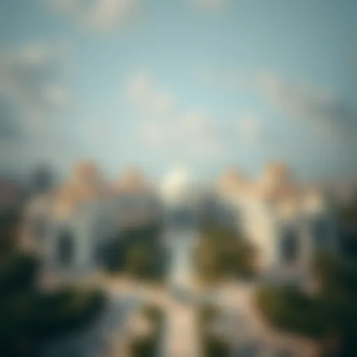 Aerial view of Muraba showcasing its stunning architectural design