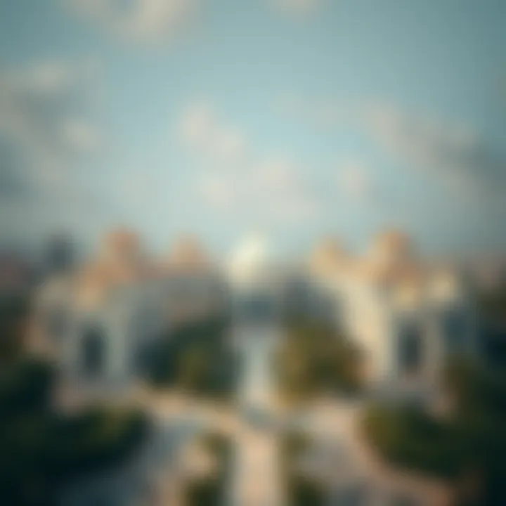 Aerial view of Muraba showcasing its stunning architectural design