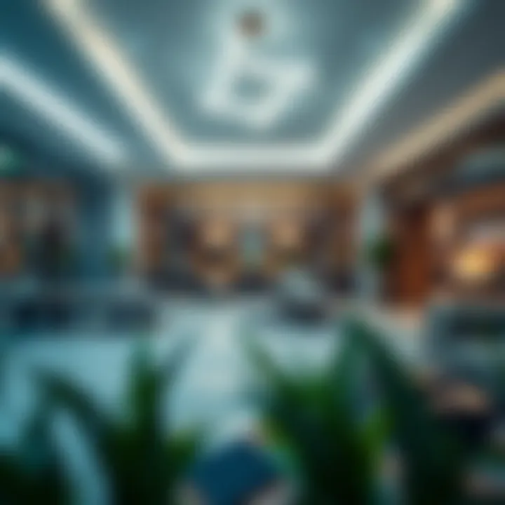 Interior layout of Nakheel Office showcasing design elements