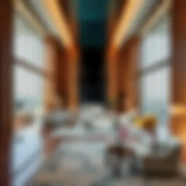 Interior amenities highlighting luxury and modernity