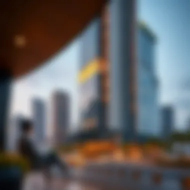 Investors discussing opportunities related to the New Century City Tower