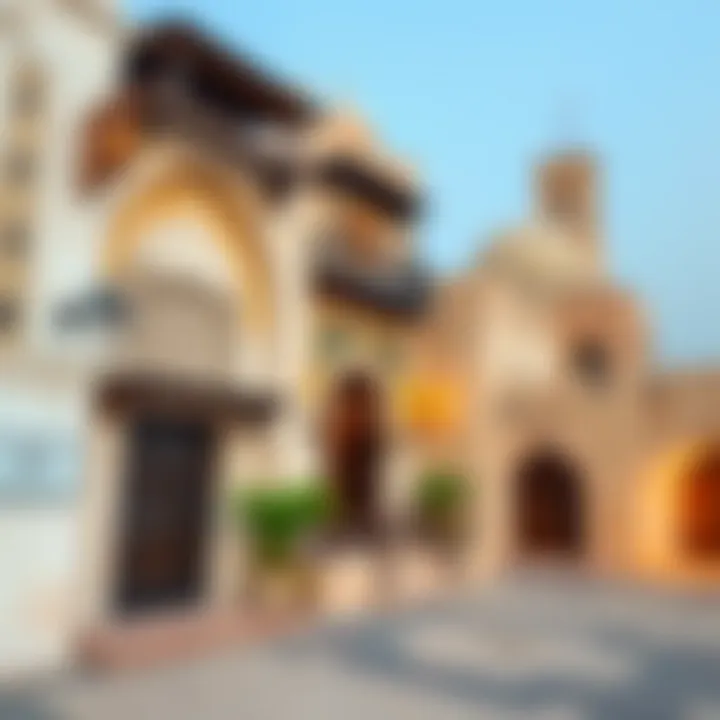 Al Fahidi: A Glimpse into Dubai's Heritage The historic Al Fahidi district showcasing traditional architecture