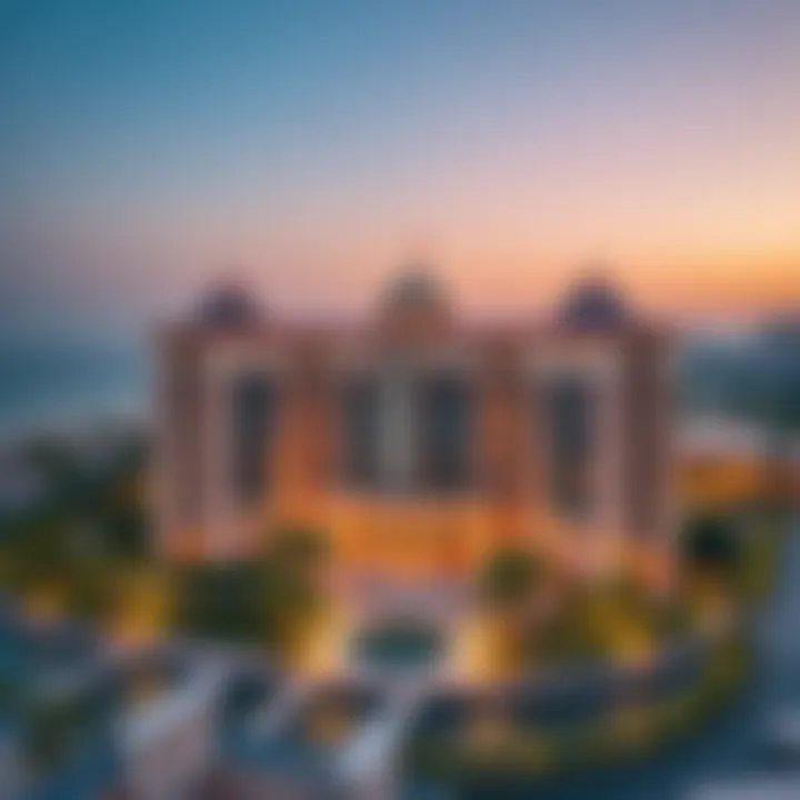Aerial view of Oceana Palm showcasing its architectural elegance