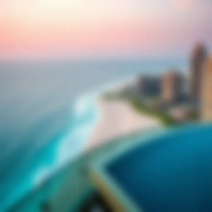 Stunning beachfront view from Oceana Palm, capturing the essence of Dubai