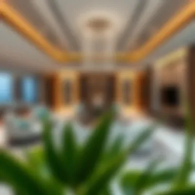 Interior design of a contemporary residence within Oceana Palm