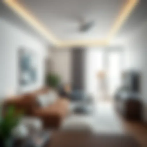 Modern Living Space in Bur Dubai Stylish one bedroom apartment interior in Bur Dubai