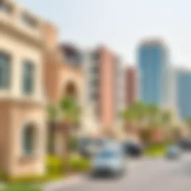 Scenic view of Bur Dubai neighborhood