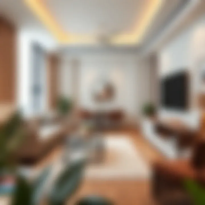 Cozy one BHK interior design