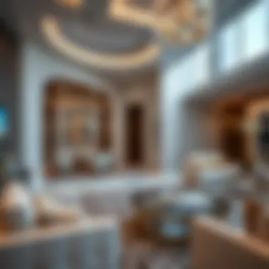 Luxurious interior design of a Palm Towers residence