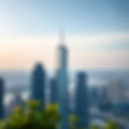 Stunning skyline view of Park Gate Residence Tower C