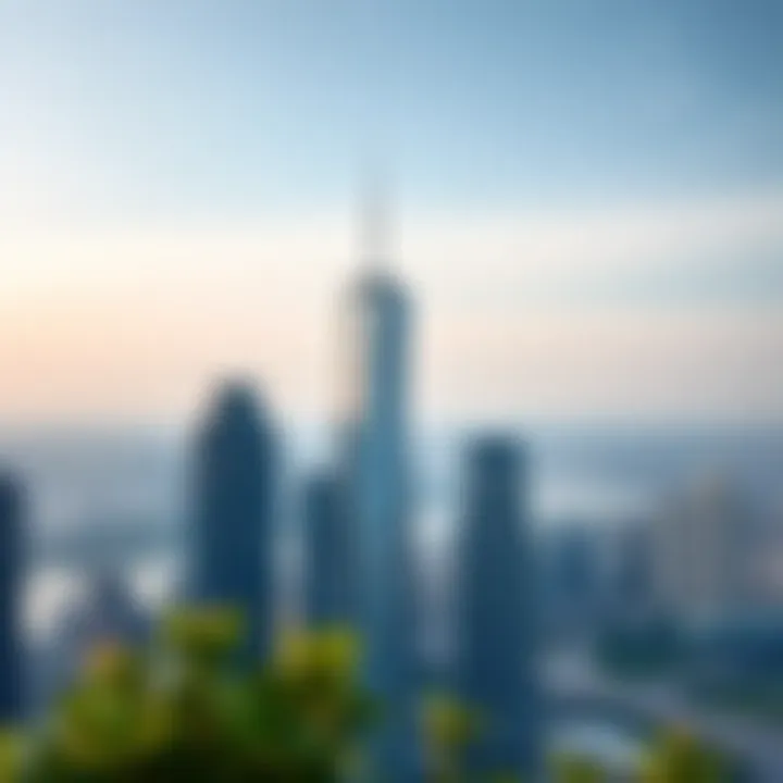 Stunning skyline view of Park Gate Residence Tower C