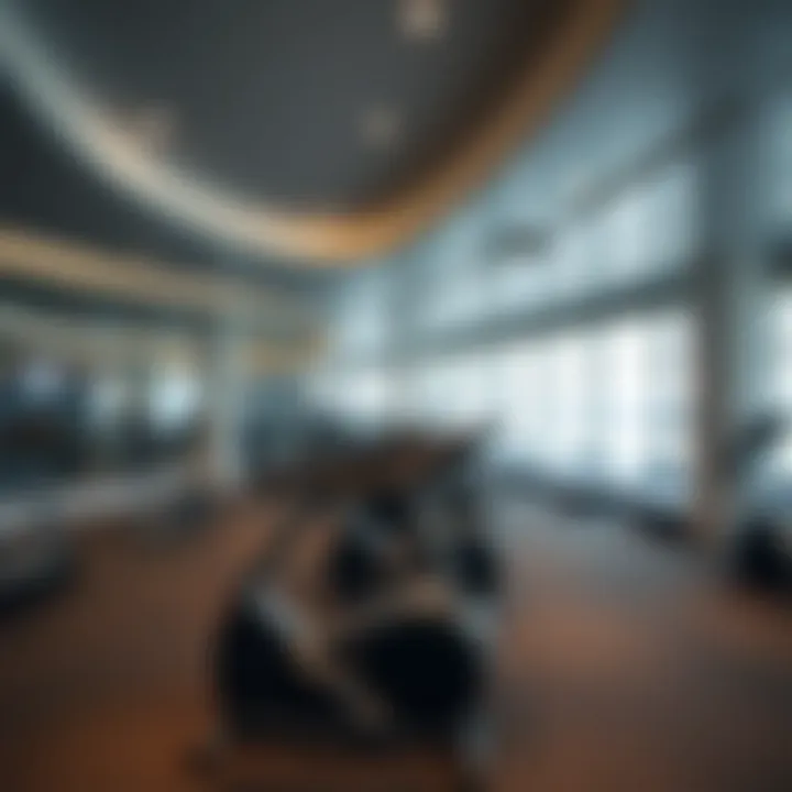 State-of-the-art gym and wellness facilities at the hotel