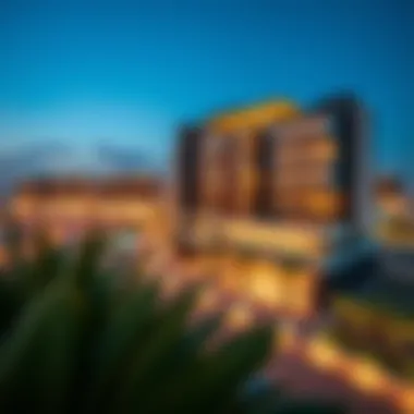 Panoramic View of Point West Panoramic view of Point West in Silicon Oasis showcasing its modern architecture