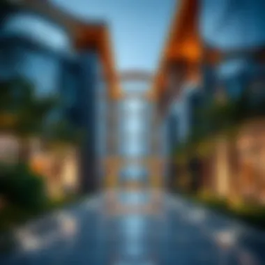 Modern architecture in the رحبة area reflecting contemporary design