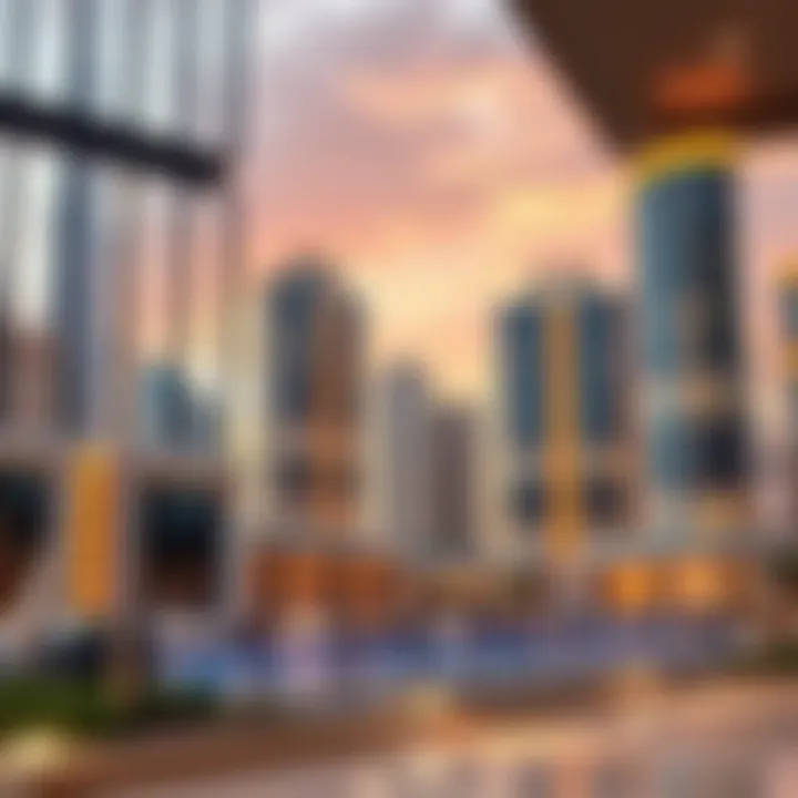 Illustration of real estate market trends in Dubai