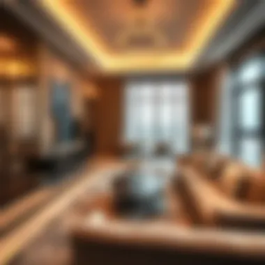 Luxurious apartment interior in Al Khail Heights