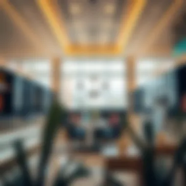 Modern Retail Space Interior in Al Qusais Interior view of a modern retail space available for rent in Al Qusais