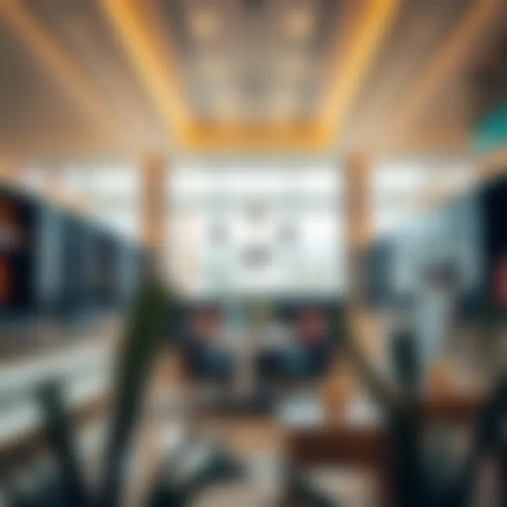 Modern Retail Space Interior in Al Qusais Interior view of a modern retail space available for rent in Al Qusais