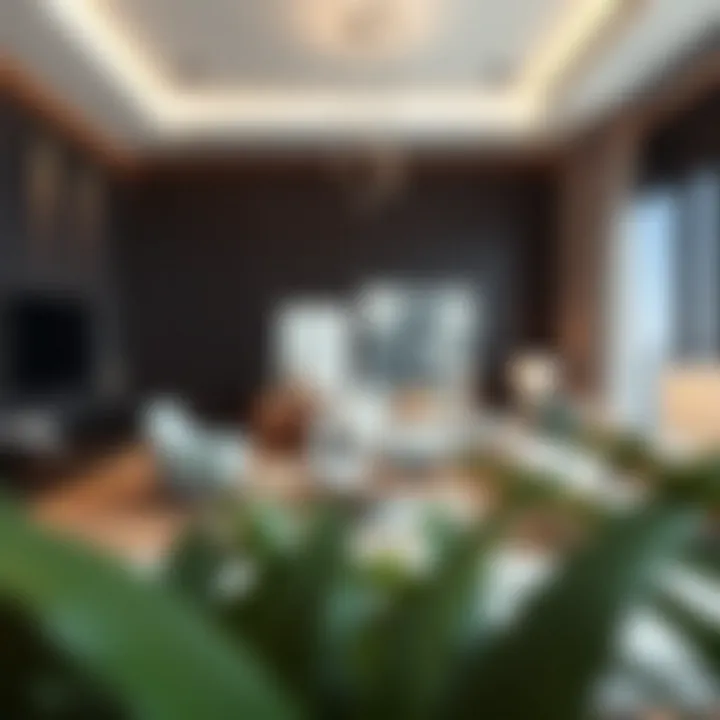 Elegant Interior Design in District One Homes Stylish interior of a residence in District One