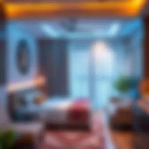 Cozy room interior in Rashidiya showcasing rental options