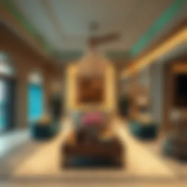 Luxurious interior design of Sarai Villas with elegant furnishings