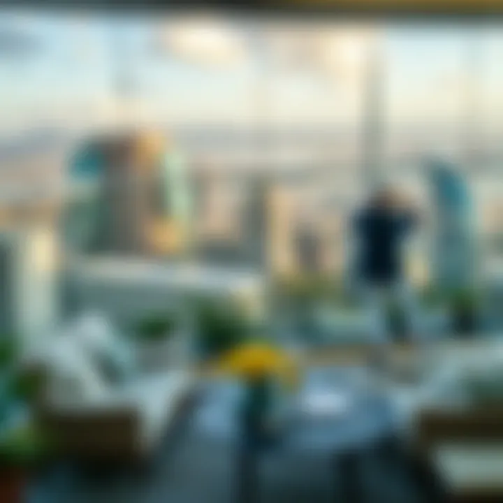 Scenic view from Shams 1 Building