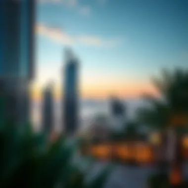 Stunning view of Damac Altitude showcasing its unique architectural design