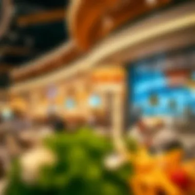 Diverse dining options showcasing culinary experiences