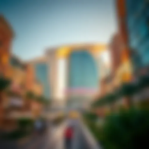 Stunning architectural design of City Walk in Dubai