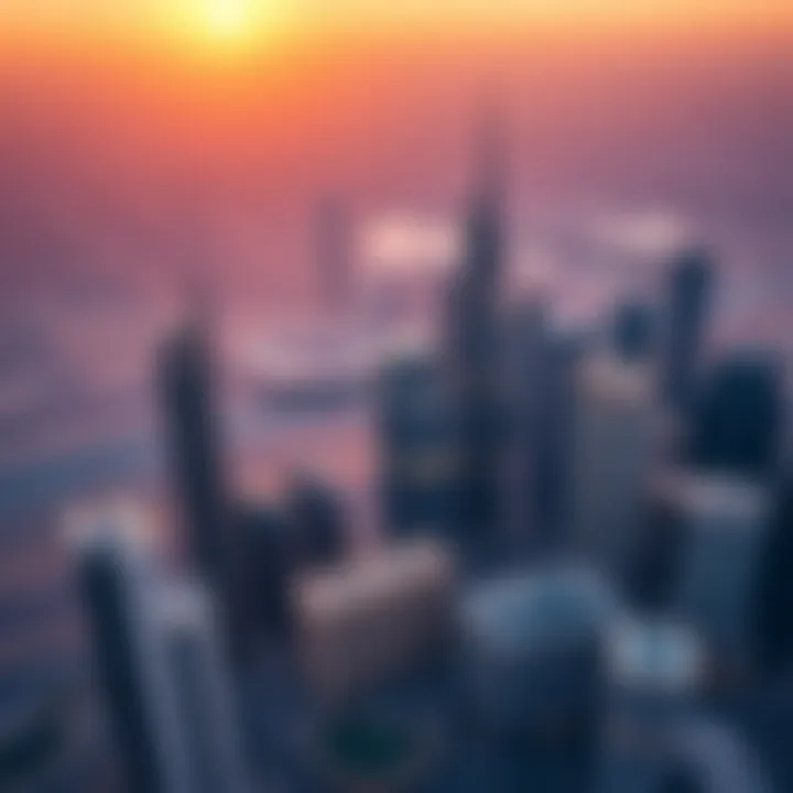 Aerial view showcasing Dubai's evolving skyline and real estate developments