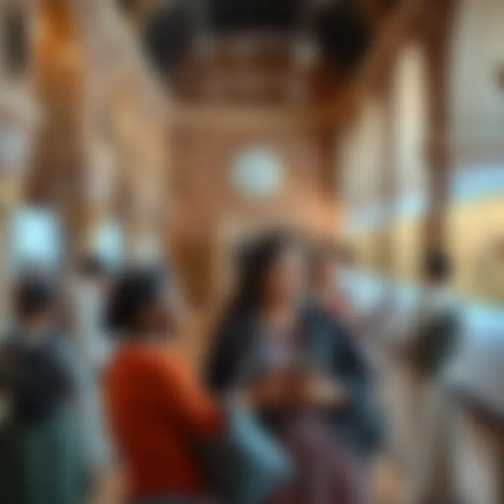 Visitors engaging in educational programs at the Dubai Heritage Museum