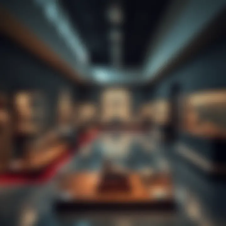 Exhibition space inside the Dubai Heritage Museum displaying cultural artifacts