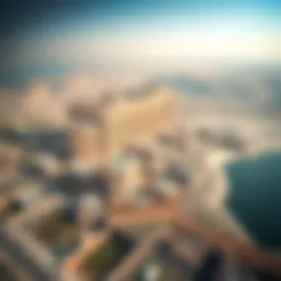 Aerial view of Hatta showcasing real estate development