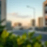 Urban landscape of Al Nahda showcasing modern architecture and infrastructure