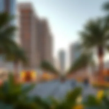 Render of future development plans near the Garden Metro Station