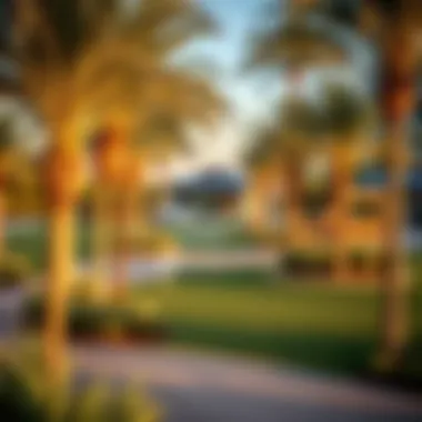 Community amenities at Golf Promenade 3B including parks and recreational areas