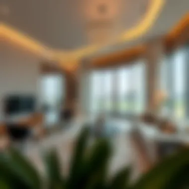 Luxurious interiors reflecting contemporary design in Golf Promenade 3B