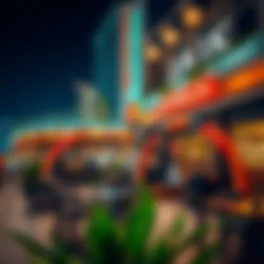 Diverse culinary options along the JBR Walk with outdoor seating