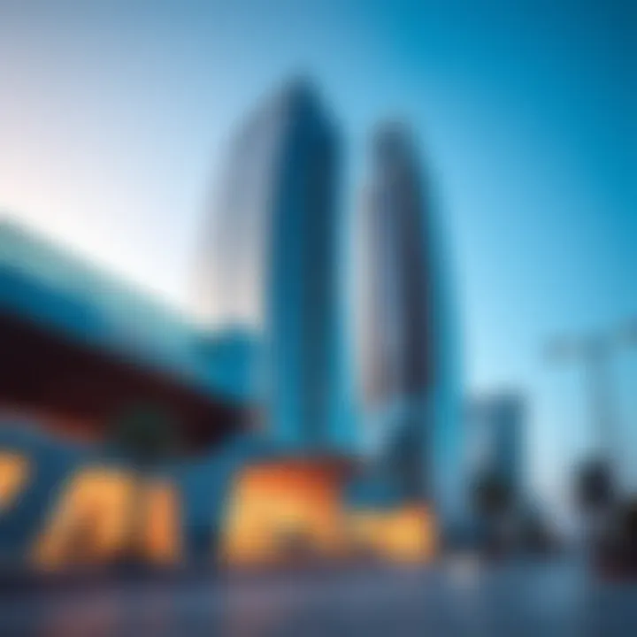 Futuristic skyscraper illustrating the blend of technology and architecture