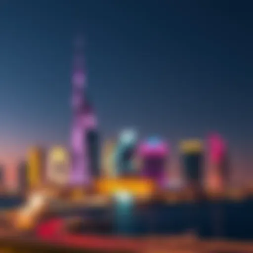 Vibrant skyline showcasing Al Qusais
