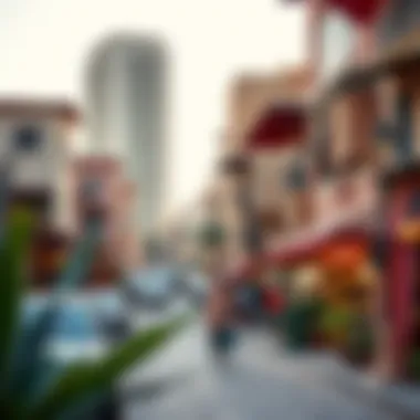 Vibrant neighborhoods in Dubai reflecting diverse culture