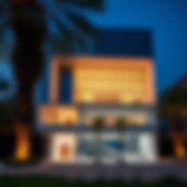 Modern Architecture of Tamm Center Exterior view of the Tamm Center showcasing modern architecture